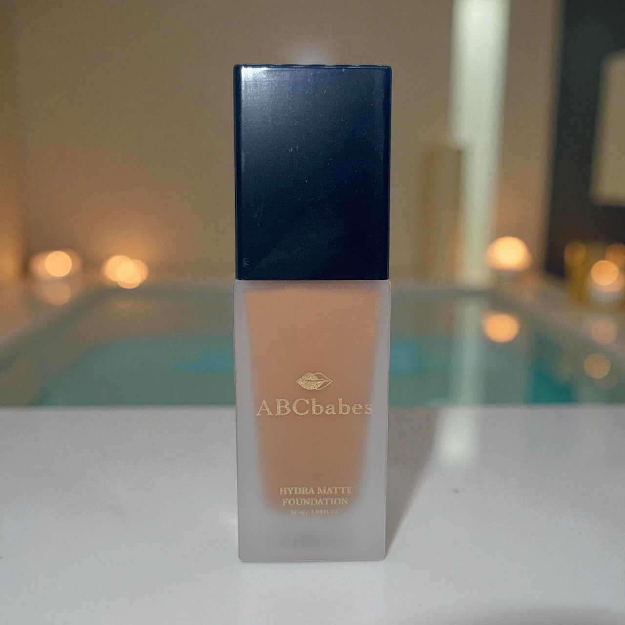 ABCbabes medium shade #20 warm golden undertones.